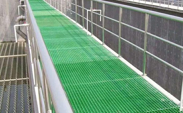 污水处理玻璃钢格栅平台